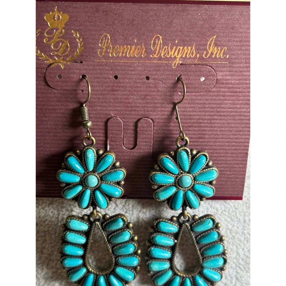 #43.  Southwestern-style Dangle Earrings